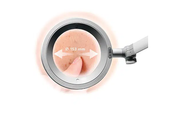 handheld magnifying luminaire